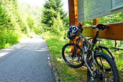 Tolle Fahrrad- und Mountainbikestrecken