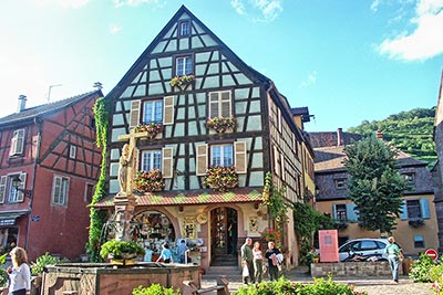 Idyllisches Kaysersberg im Elsass/Frankreich