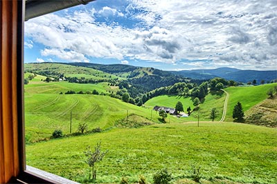 Aussicht von der Wohnung aus